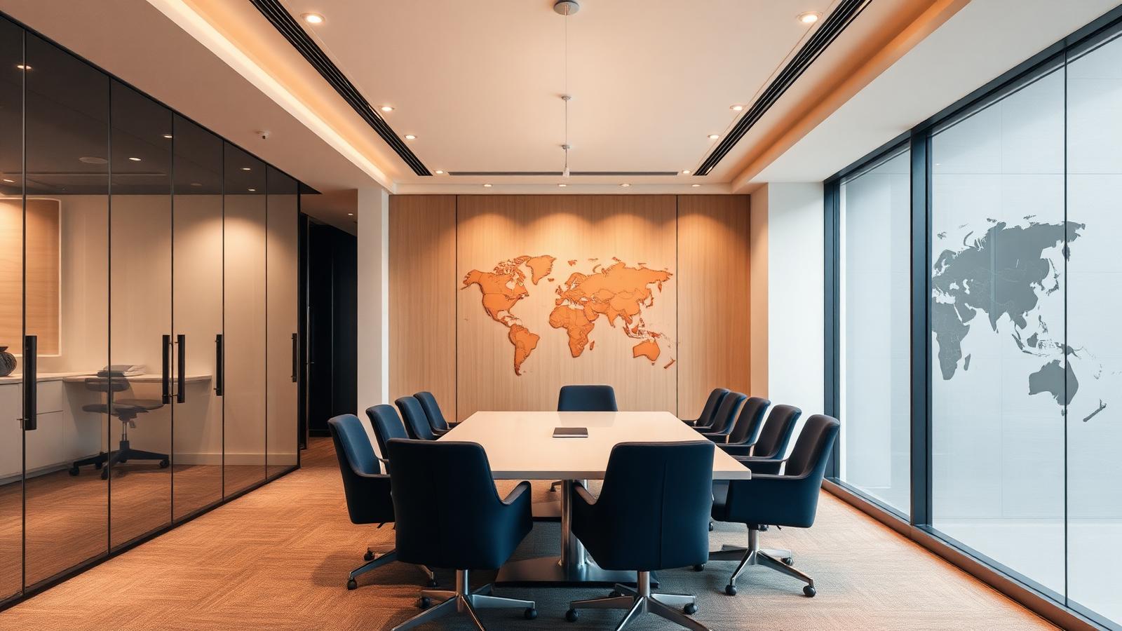 Ultra Travel Agency corporate office and meeting room